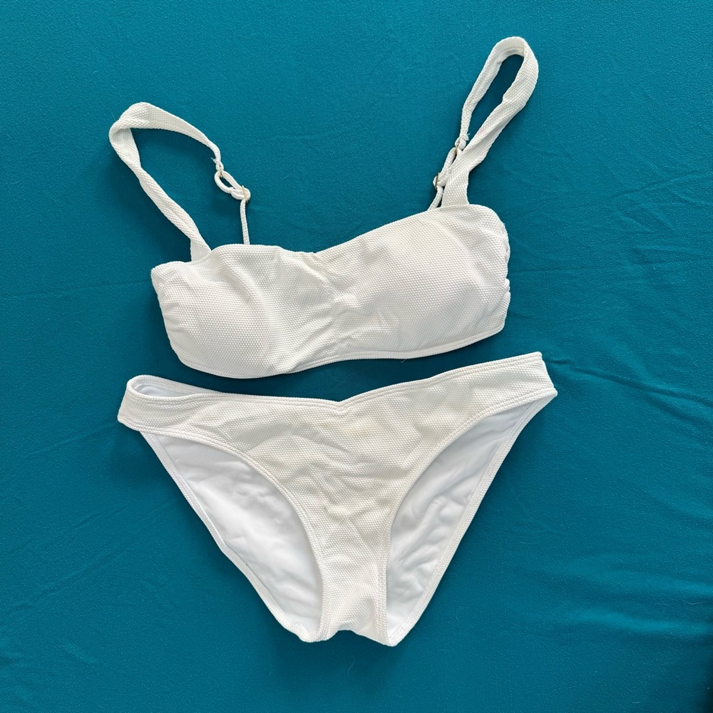 Hollister Classic White Bikini Set
